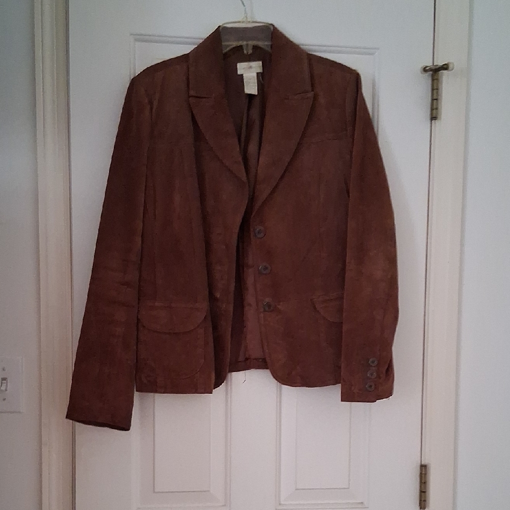 Preswick &  Moore Brown Suede Blazer